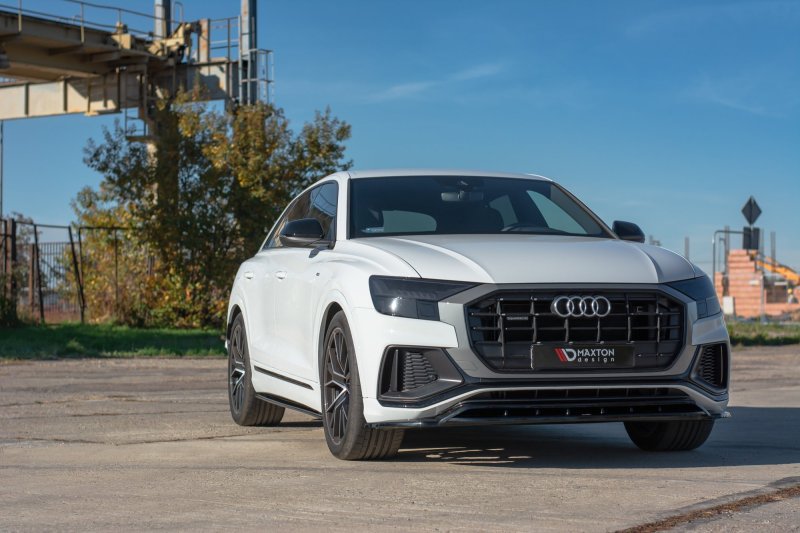 Maxton Seitenschweller Ansatz für Audi Q8 S-line schwarz Hochglanz AU-Q8-1-SLINE-SD1-G
