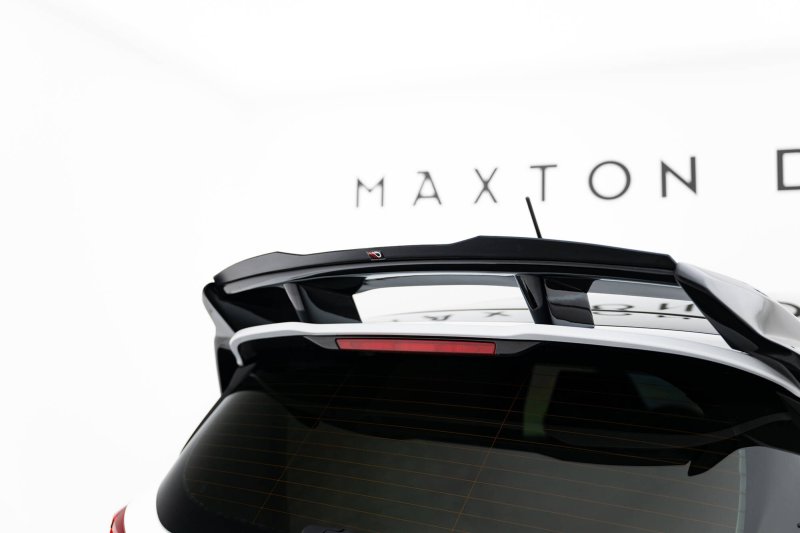 Maxton Spoiler CAP Abrisskante Ford Fiesta ST / ST-Line Mk8 / Mk8 Facelift (Spoiler FO-FI-8-ST-FH1FP) schwarz Hochglanz FO-FI-8-ST-CAP4-G