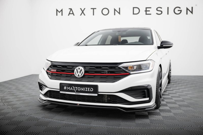 Maxton Front Ansatz V.2 VW Jetta GLI Mk7 schwarz Hochglanz VW-JE-7-GLI-FD2-G