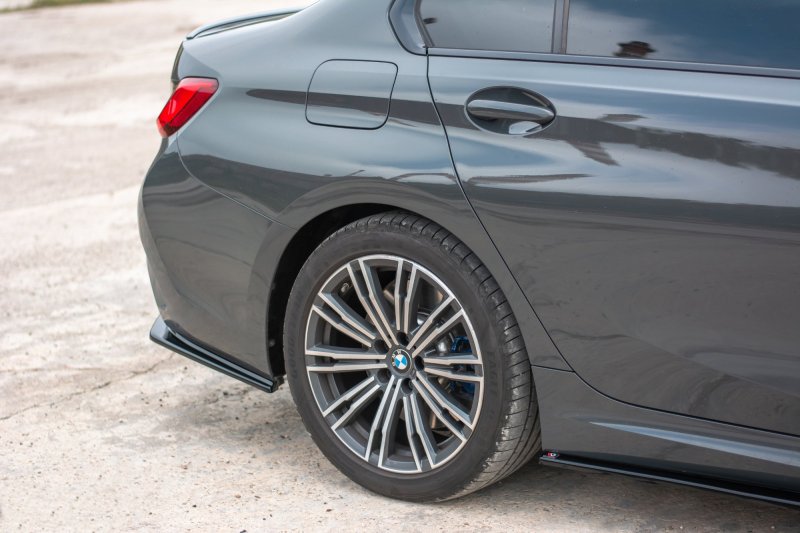 Maxton Heck Ansatz Flaps Diffusor für BMW 3er G20 M Paket schwarz Hochglanz BM-3-20-MPACK-RSD1-G