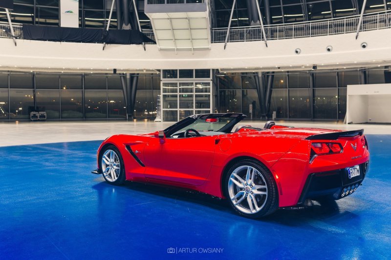 Maxton Heck Ansatz Flaps Diffusor V.1 für CHEVROLET CORVETTE C7  schwarz Hochglanz CH-CO-C7-RSD1-G