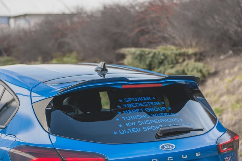 Maxton Spoiler CAP V.1 für Ford Focus ST Mk4 schwarz Hochglanz FO-FO-4-ST-CAP2-G