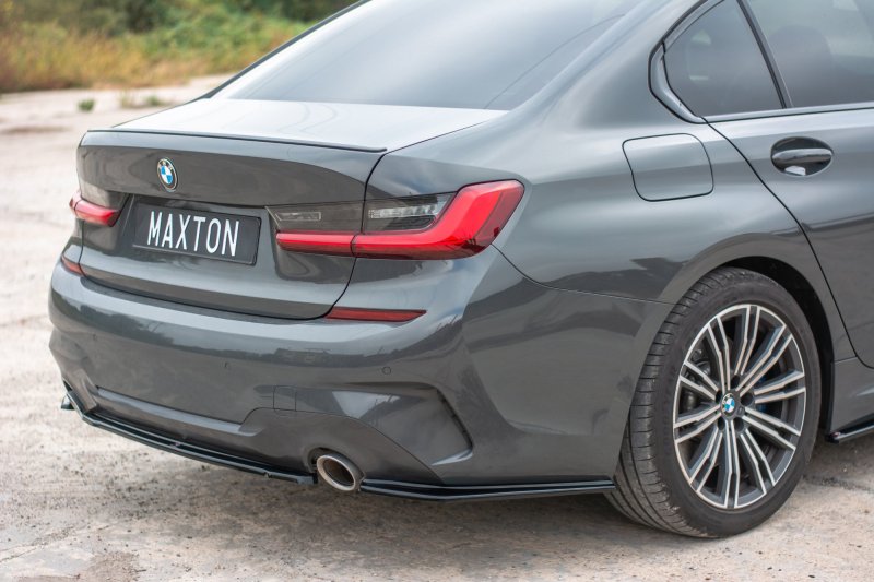 Maxton Heck Ansatz Flaps Diffusor für BMW 3er G20 M Paket schwarz Hochglanz BM-3-20-MPACK-RSD1-G