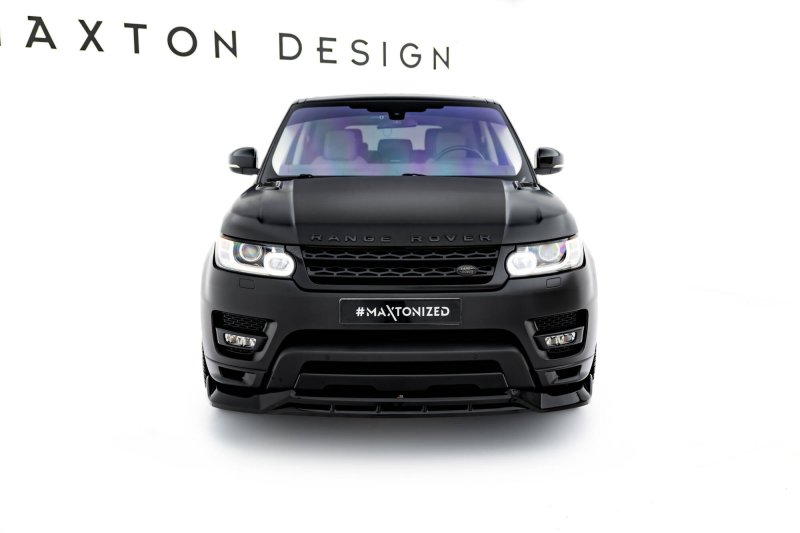 Maxton Front Ansatz Land Rover Range Rover Sport Mk2 schwarz Hochglanz LR-RR-SPORT-2-FD1G+FD1R-G
