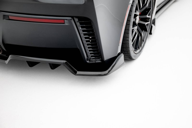 Maxton Mittlerer Diffusor Heck Ansatz DTM Look Chevrolet Corvette Z06 C7 schwarz Hochglanz CH-CO-C7-Z06-RD1G+RD2-G
