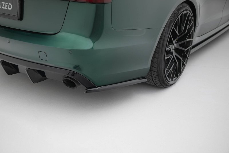 Maxton Heck Ansatz Flaps Diffusor V.3 Audi A6 S-line Avant C7 schwarz Hochglanz AU-A6-C7-SLINE-AV-RSD3-G