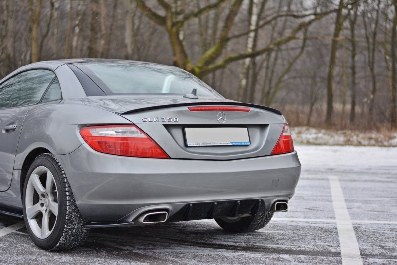 Maxton Spoiler CAP für Mercedes SLK R172 schwarz Hochglanz ME-SLK-R172-CAP1-G