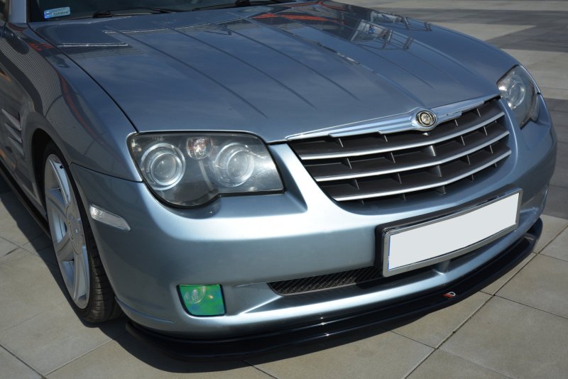 Maxton Front Ansatz für CHRYSLER CROSSFIRE schwarz Hochglanz CHR-CR-FD1-G