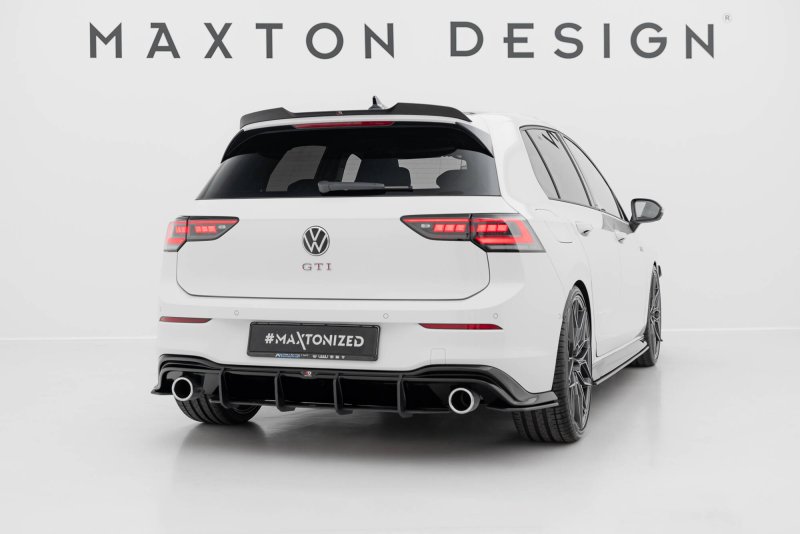 Maxton Street Pro Heck Ansatz Flaps Diffusor V.2 VW Golf GTI Mk8 VWGO8GTICNC-RSD3BRB