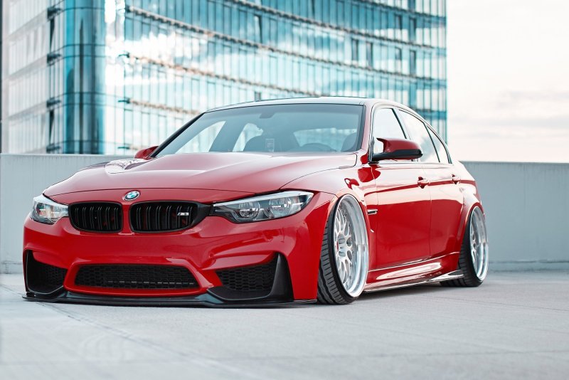 Maxton Rahmen seitliche Lufteinlässe BMW M3 F80 BM-3-80-M-FFV1