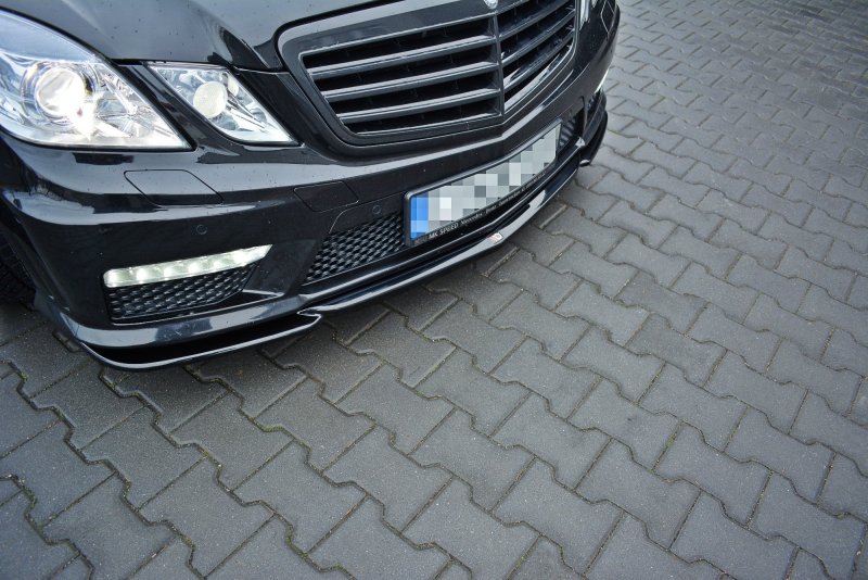 Maxton Front Ansatz V.1 für Mercedes E63 AMG W212  schwarz Hochglanz ME-E-212-AMG-FD1-G