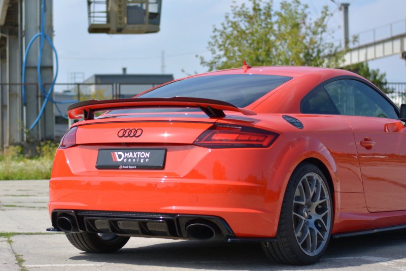Maxton Spoiler CAP für Audi TT RS 8S schwarz Hochglanz AU-TT-3-RS-CAP1-G