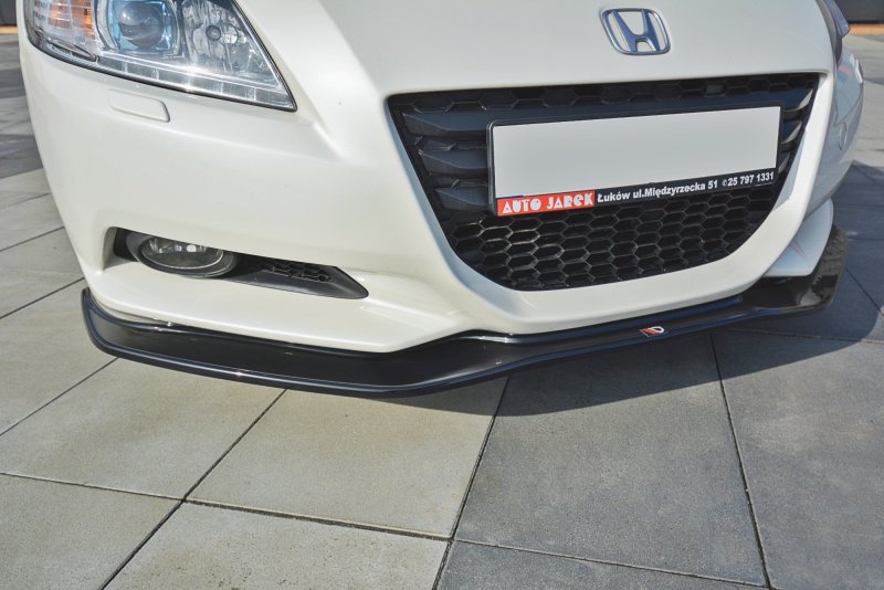 Preview: Maxton Front Ansatz V.1 für HONDA CR-Z  schwarz Hochglanz HO-CR-Z-FD1-G
