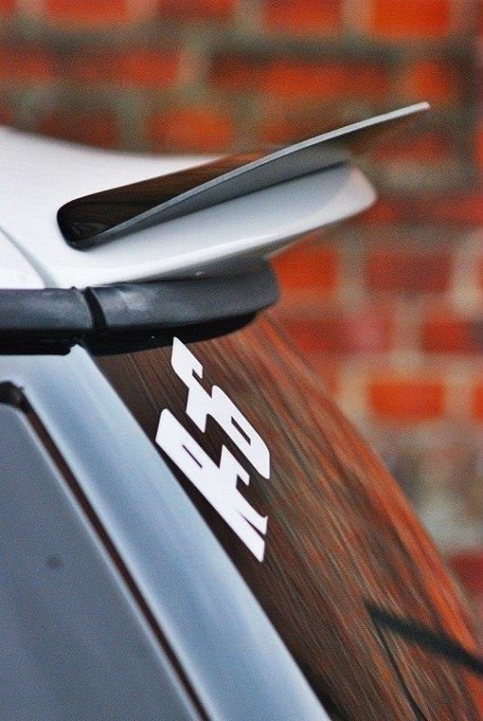 Maxton Spoiler CAP für MINI COOPER R56  schwarz Hochglanz MC-2-JCW-CAP1-G