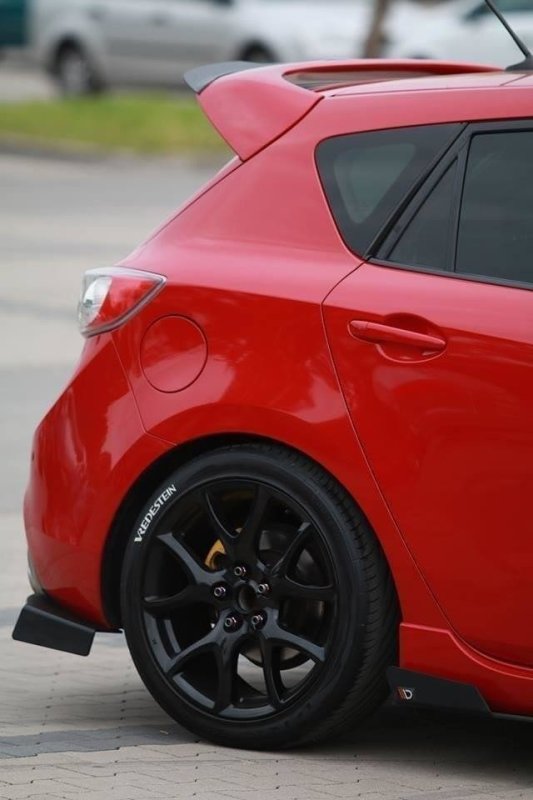 Maxton Heck Ansatz Flaps Diffusor für MAZDA 3 MK2 MPS MA-3-2-MPS-CNC-RSD1