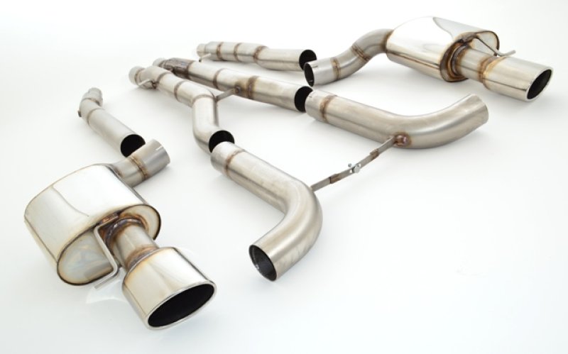 Friedrich Motorsport 2x90mm Duplex-Rennsportanlage Audi RS6 4F Quattro 681018DRS-X