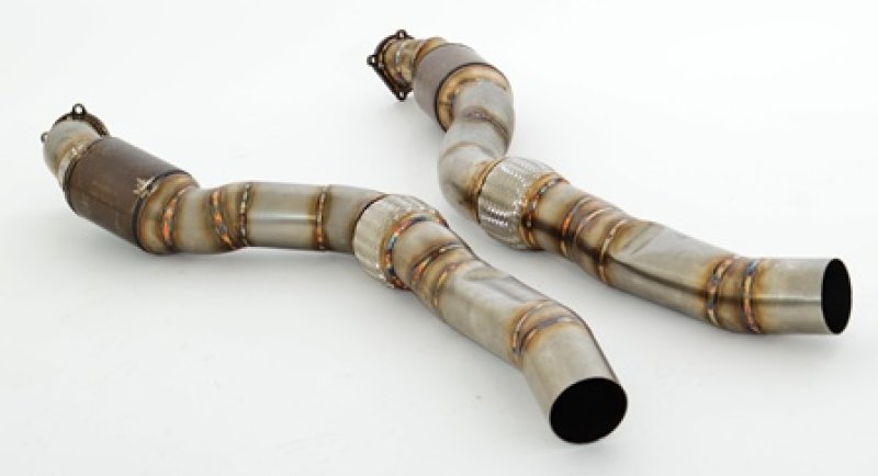 Friedrich Motorsport 2x90mm Downpipe mit 200 Zellen Sport-Kat. Audi RS6 4F Quattro 681018RS-DPKAEU6