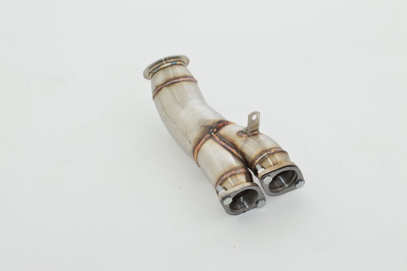 Friedrich Motorsport 90mm Downpipe mit 200 Zellen Sport-Kat. Edelstahl 681338-DPKA