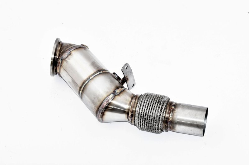Friedrich Motorsport 90>>>76mm Downpipe mit 200 Zellen Sport-Kat. Edelstahl 681352L-DPKA