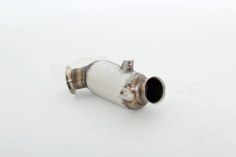 Friedrich Motorsport 90mm Downpipe mit 300 Zellen HJS Sport-Kat. Edelstahl 681369A-DPKAHJS