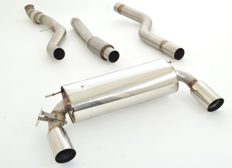 Friedrich Motorsport 90mm Duplex-Anlage Edelstahl 681369D-X