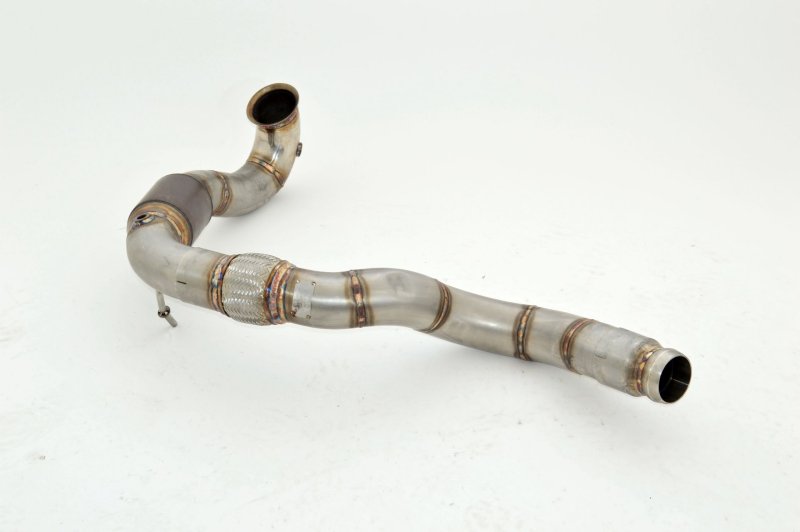 Friedrich Motorsport 90mm Downpipe mit 200 Zellen Sport-Kat. Edelstahl 681602-DPKATG