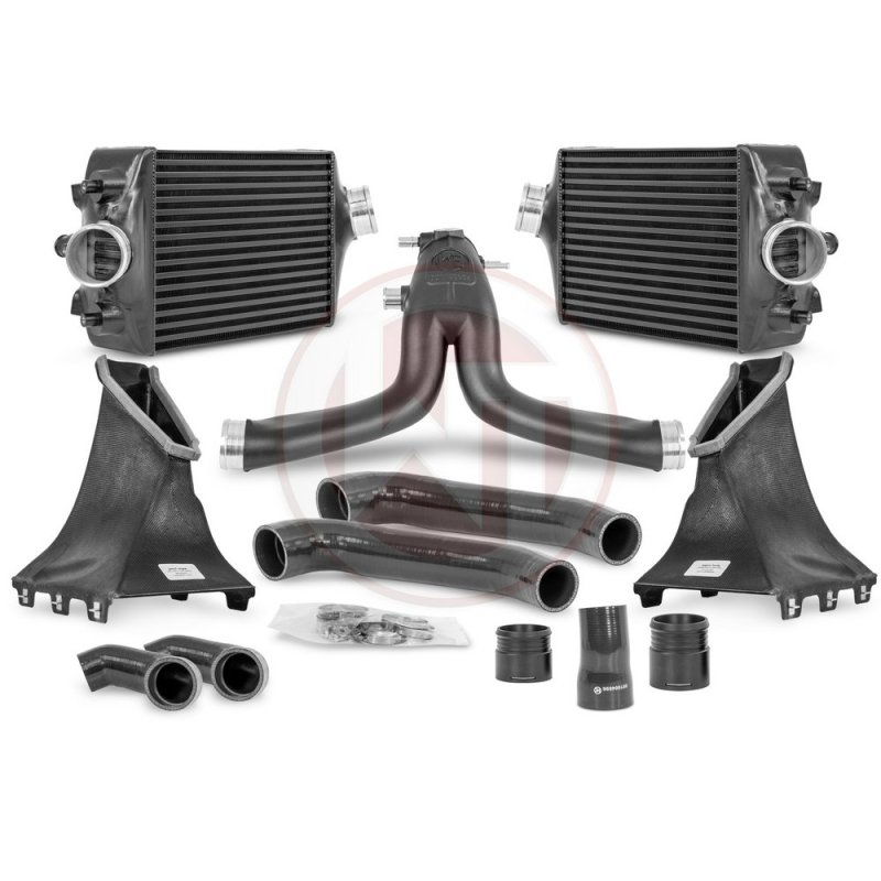 Wagner Tuning Comp. Paket Porsche 991 Turbo(S) Ladeluftkühler Kit / Y-Rohr 700001099.991.1