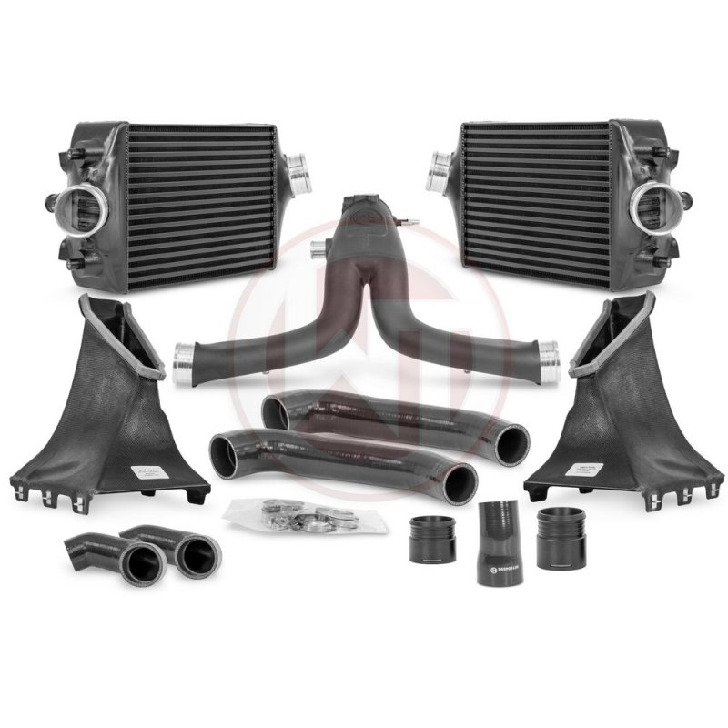 Wagner Tuning Comp. Paket Porsche 991 Turbo(S) Ladeluftkühler Kit / Y-Rohr 700001099.991.2