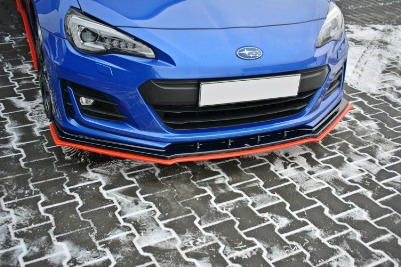 Preview: Maxton Front Ansatz V.4 für SUBARU BRZ FACELIFT SU-BRZ-1F-FD1G+FD1R-RED