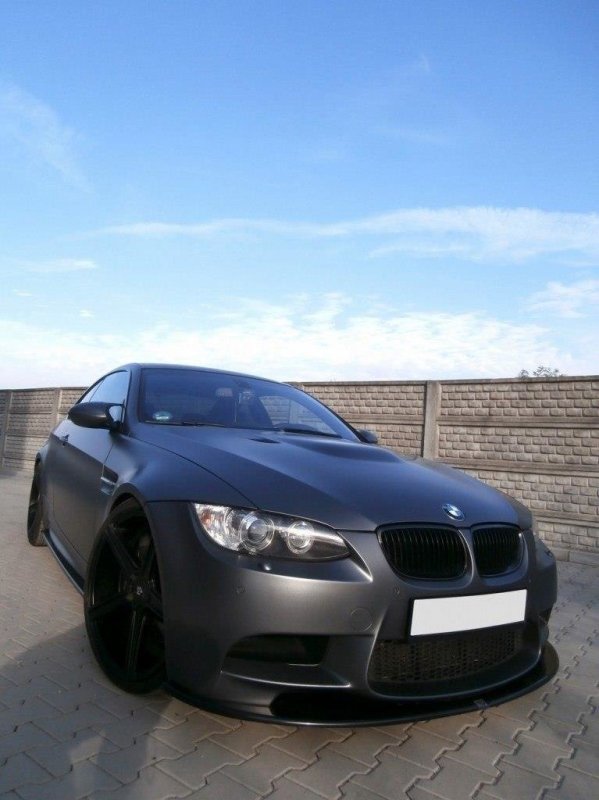Maxton Front Ansatz für BMW M3 E92 / E93 (vor Facelift) schwarz Hochglanz BM-3-92-M-FD1-G