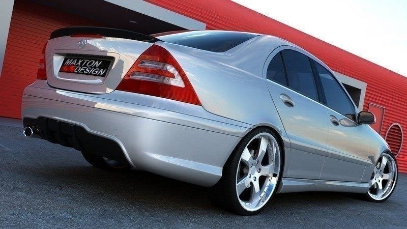 Maxton Heckstoßstange MERCEDES C W203 < AMG 204 LOOK> ME-C-203-AMG204-R1