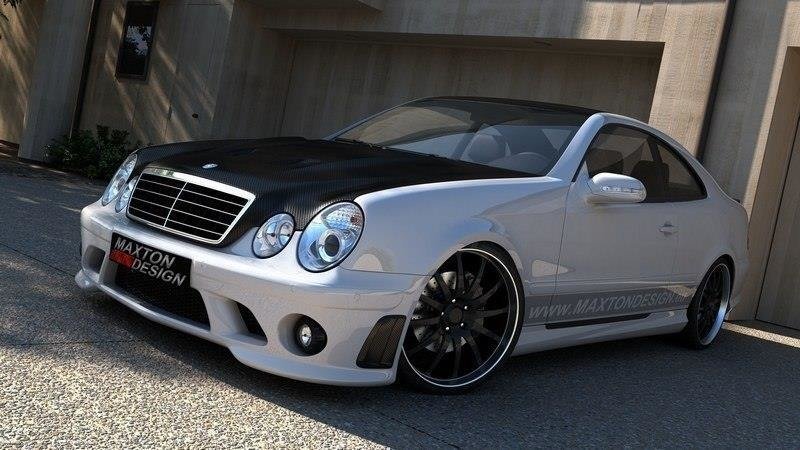 Maxton Front Stoßtsange MERCEDES CLK W208 ME-CLK-208-AMG204-F1