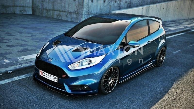 Maxton Front Ansatz V.2 für Ford Fiesta ST Mk7 FL schwarz Hochglanz FO-FI-7F-ST-FD2-G