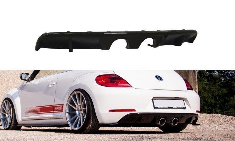 Maxton Diffusor Heck Ansatz für VW BEETLE schwarz Hochglanz VW-BE-RS1-G