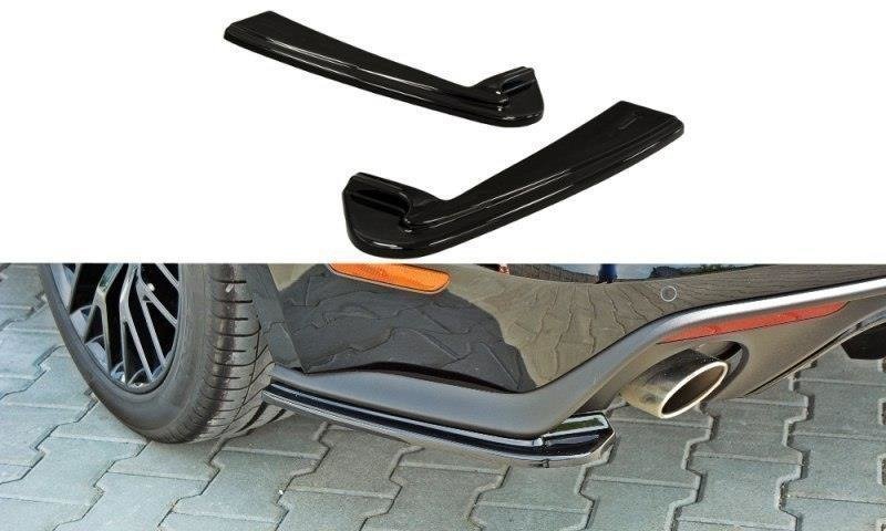 Maxton Heck Ansatz Flaps Diffusor für Ford Mustang GT Mk6  schwarz Hochglanz FO-MU-6-GT-RSD1-G
