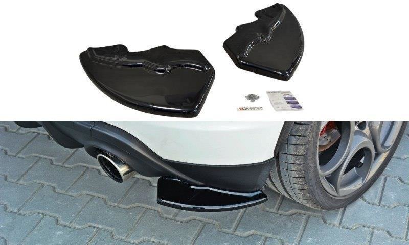 Maxton Heck Ansatz Flaps Diffusor für ALFA ROMEO GIULIETTA schwarz Hochglanz AL-GU-1-Z-RSD1-G