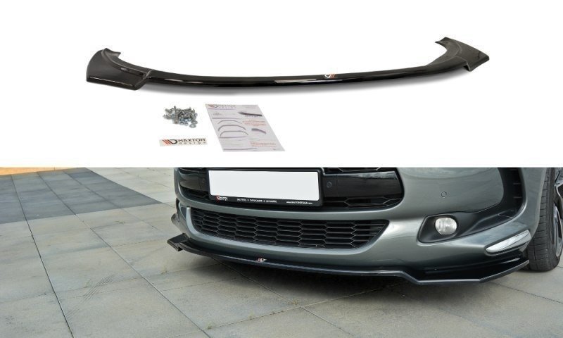 Maxton Front Ansatz für v.1 CITROEN DS5 FACELIFT, PREFACE schwarz Hochglanz CI-DS5-1/1F-FD1-G