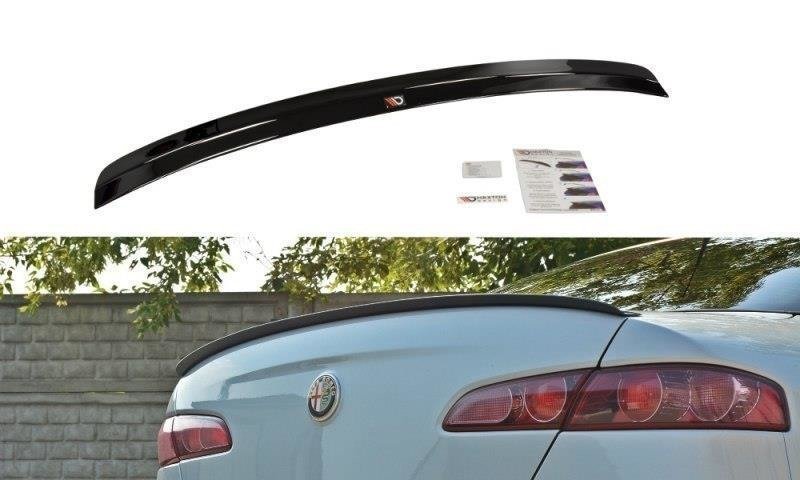 Maxton Spoiler CAP für ALFA ROMEO 159 schwarz Hochglanz AL-159-CAP1-G