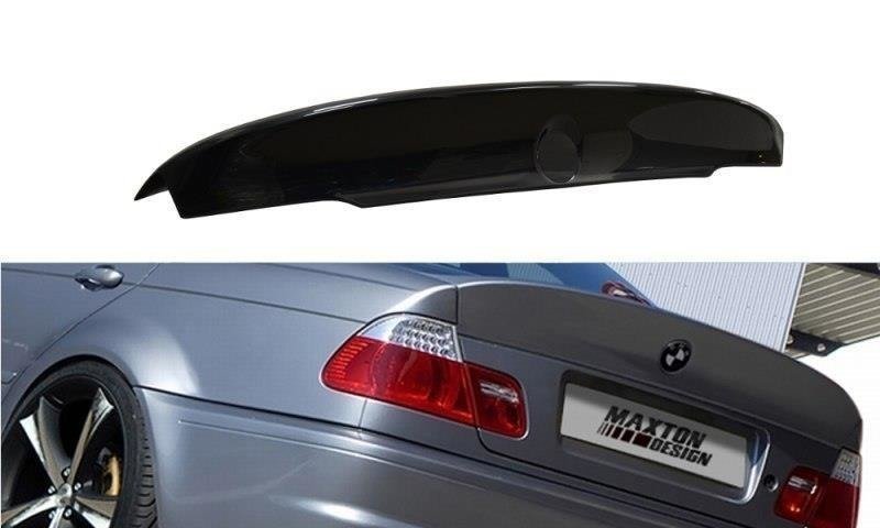 Maxton Heckspoiler / Kofferraumdeckel Erweiterung BMW 3er E46 - 4 TÜRER LIMOUSINE < M3 CSL LOOK >  BM-3-46-CSL-H1