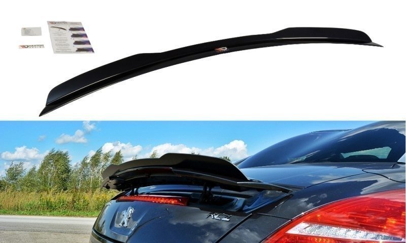Maxton Spoiler CAP für PEUGEOT RCZ schwarz Hochglanz PE-RCZ-1/1F-CAP1-G