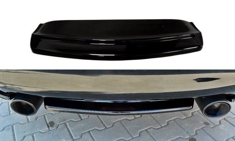 Maxton Mittlerer Diffusor Heck Ansatz für INFINITI QX70 schwarz Hochglanz IN-QX-70-1F-RD1-G