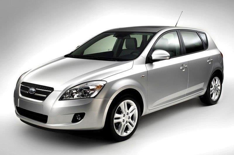 Maxton Front Ansatz für KIA CEED MK1 - VORFACELIFT schwarz Hochglanz KI-CE-1-FD1-G