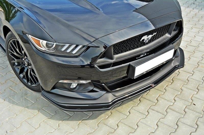 Maxton Front Ansatz für Ford Mustang GT Mk6 schwarz Hochglanz FO-MU-6-GT-FD1-G