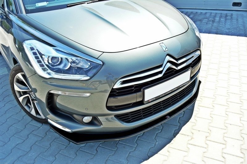Maxton Front Ansatz für v.2 CITROEN DS5 FACELIFT schwarz Hochglanz CI-DS5-1/1F-FD2-G