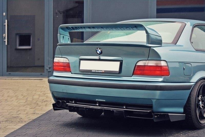 Maxton Diffusor Heck Ansatz für Heckschürze für BMW M3 E36 BM-3-36-C-M-CNC-RS1