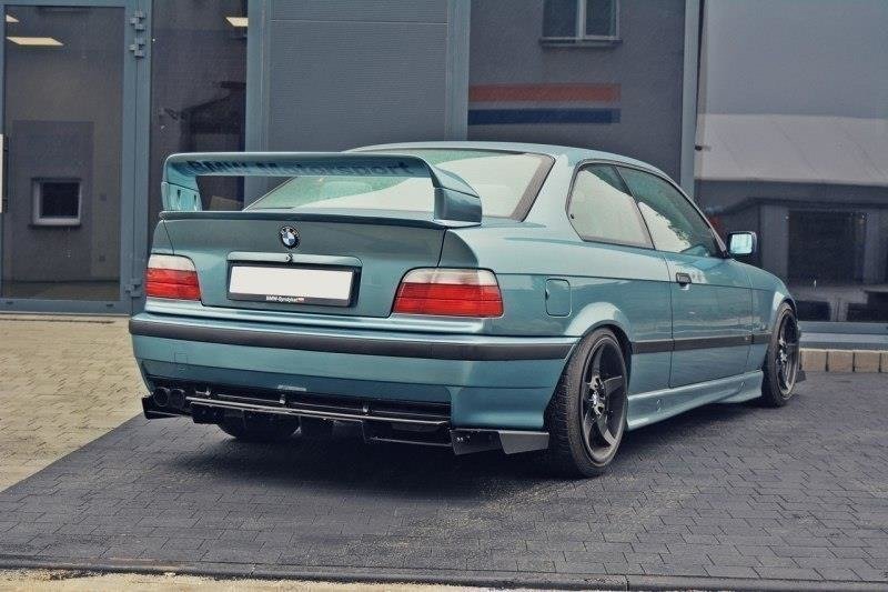 Maxton Diffusor Heck Ansatz für Heckschürze für BMW M3 E36 BM-3-36-C-M-CNC-RS1