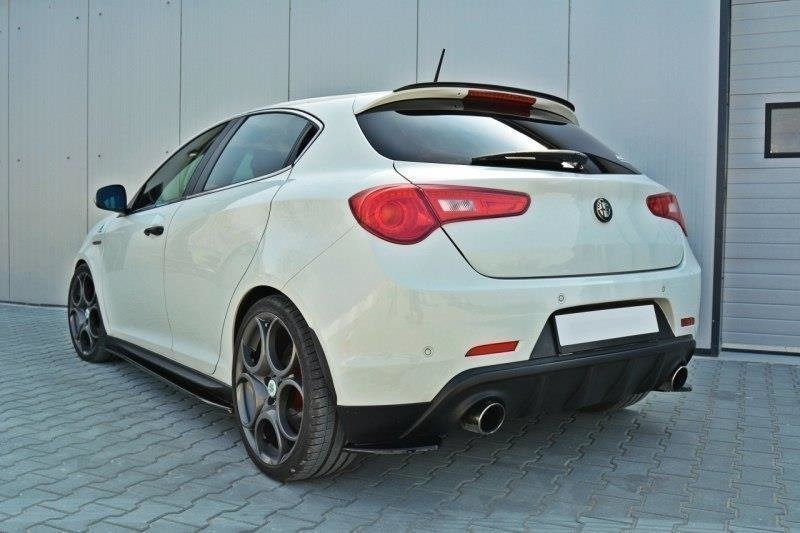 Maxton Heck Ansatz Flaps Diffusor für ALFA ROMEO GIULIETTA schwarz Hochglanz AL-GU-1-Z-RSD1-G