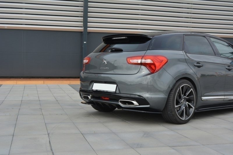 Maxton Heck Ansatz Flaps Diffusor für CITROEN DS5 FACELIFT, PREFACE Carbon Look  CI-DS5-1/1F-RSD1-C