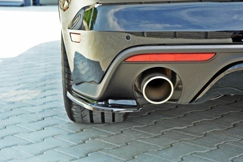 Maxton Heck Ansatz Flaps Diffusor für Ford Mustang GT Mk6  schwarz Hochglanz FO-MU-6-GT-RSD1-G