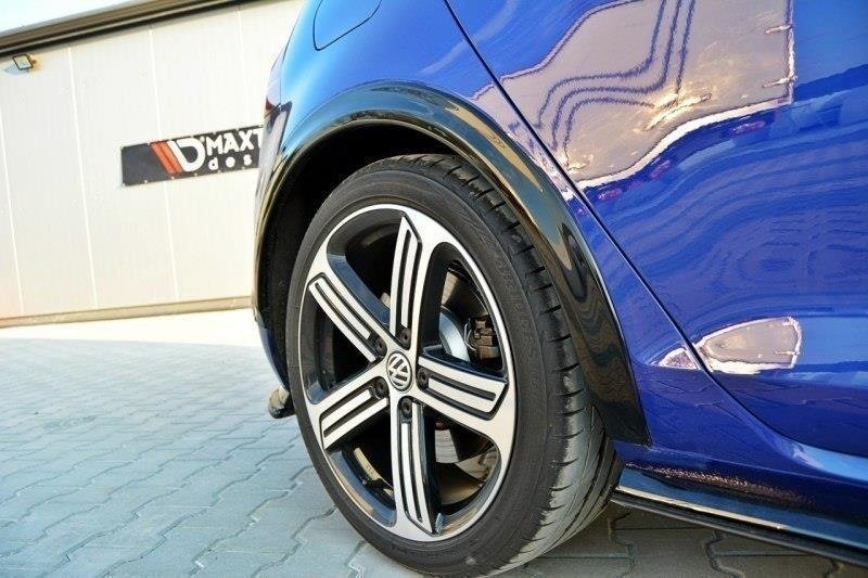 Maxton Kotflügelverlängerung VW Golf 7 R / R-Line Facelift schwarz Hochglanz VW-GO-7F-R-FE1-G